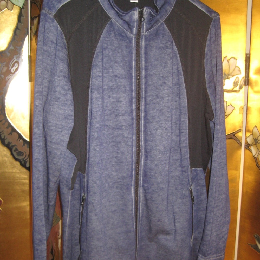 NWT 18/20 Avenue Sport Zip Athletic Jacket 2 Tone